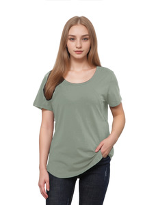 Black Items: Mia Zip Tee - Sea Green