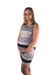 Taylor Mix Striped Dress - Black - 2XLARGE