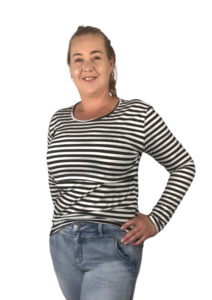 Flaps: Mila - Black Stripe - SMALL