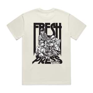 Fresh Press Clothing: Fresh Press T Shirt: Deus (Ecru)