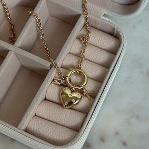 Products: Love Letter Charm Clasp Necklace