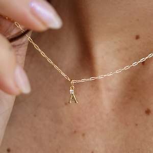 Petite Letter Necklace