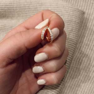 Earrings: Esmé Huggies