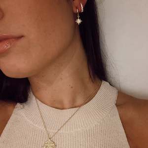 Earrings: Stella Huggies