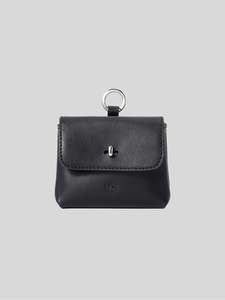 Under 100: Finlay Mini Bag Charm: Black