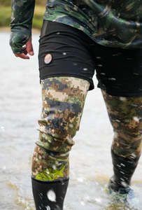 Backcountry Skinz: Backcountry Skinz VoltZ™ 5.5mm Shorts – Black Wading Shorts