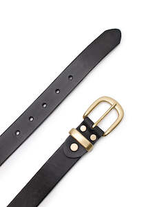 Belts: Vintage Belt - Black