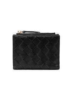 All Accessories: Woven Wallet Small - Black