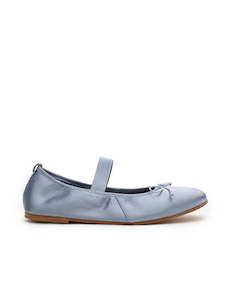 Ballet Flat - Capri Blue Satin