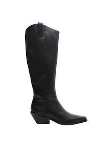 Knee High Boots: Simone Knee High Boot - Black