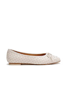 Ballet Flats: Kitty Ballet Flat - Cream