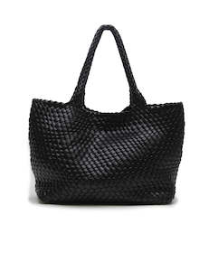 Woven Tote Black