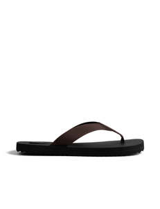 Slides: Canvas Thong Brown