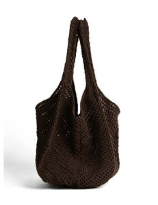 All Accessories: Crochet Tote Coffee