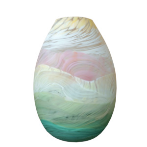 Small Vases: Mellow Yellow Teardrop Regular