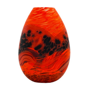 Medium Teardrops: Fiery Mountain Teardrop Medium