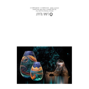 Volcanic Series: Waitomo Greeting Card