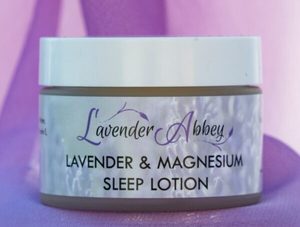Products: Lavender and Magnesium Sleep Lotion Lavender Abbey