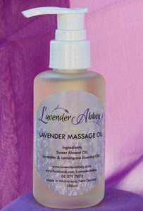 Products: Massage Oil - Lavender & Lemongrass Lavender Abbey