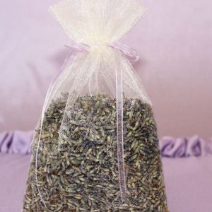 Lavender Flowers in an Organza Bag