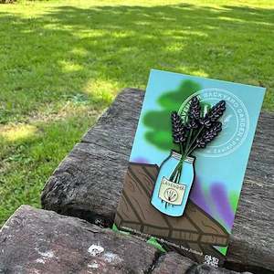 M Jeng Design: A Jar of Lavender Fridge Magnets