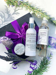 Christmas Presents For Boyfriend: Merry Christmas! After-Shower Lavender Gift Box
