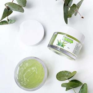 Treat Yourself: Lavender Aloe Vera Face Scrub - Exfoliating Facial Massage