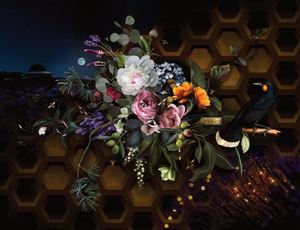 Lavender Hill Art Greeting Card