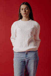 KNITS: Cable Knit | Cream