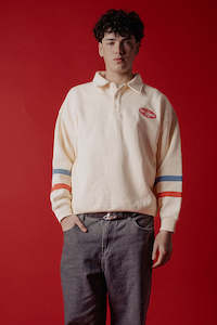 Button Up Pulllover | Cream