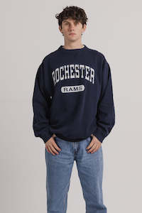 SWEATSHIRTS: Vintage Rochester Rams Crewneck L