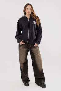 Vintage Warner Brothers Zip Up Hoodie M