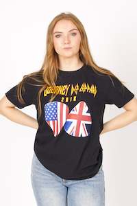 Vintage Def Leppard Music Tee M