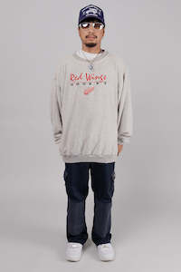 Vintage Sweatshirts: Vintage Red Wings Hockey Crewneck XL