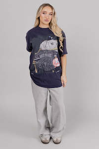 Vintage T Shirt Nz: Vintage Nutmeg New York Yankees Tee L