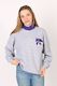 Vintage Kansas State University Roll Neck Sweatshirt L