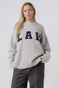 New Arrivals: LAV Jacquard Knit | Light Grey Melange