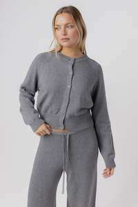 Westwood Cardigan | Pebble Grey