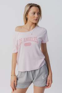 New Arrivals: Varsity Slouchy Tee | Marshmallow