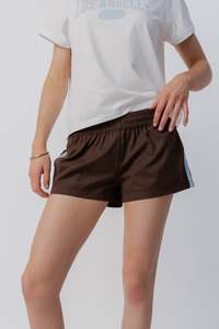 Varsity Track Short | Espresso