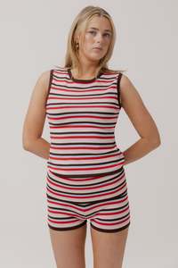 Good Luck Tank | Red Stripe