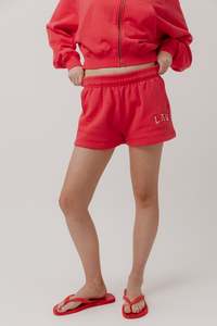 LAV Applique Fleece Short | Sundae