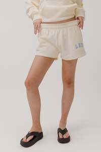 LAV Applique Fleece Short | Cotton