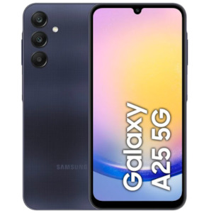 Samsung Phones: Samsung Galaxy A25 5G Smartphone Factory Unlocked Android Mobile Phone, 128GB, Blue Black