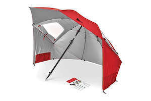 Sport: Sport-Brella 244cm Premiere Umbrella UPF 50+ Sun Weather Protection w Bag Red
