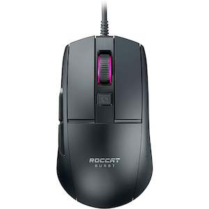 Gaming Accessories: ROCCAT Burst Core Wired Gaming Mouse - Black