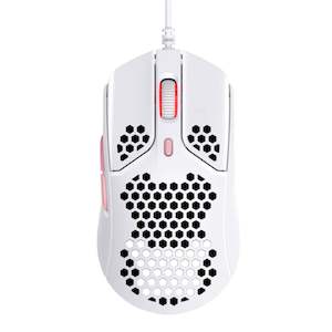 Gaming Accessories: HyperX Pulsefire Haste Gaming Mouse - White / Pink
