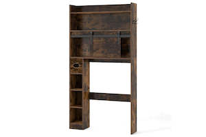 Cooking Kitchen Appliances: Costway Over the Toilet Bathroom Storage Cabinet Space-Saving Cupboard Coffee