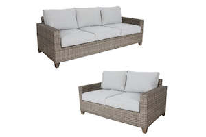Sophy 2+3 Seater Wicker Rattan Outdoor Sofa Chair Lounge Set