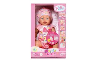 Baby: Baby Born Magic Girl Lifelike Soft Touch Kids Childrens Toy 43cm - Open Box 3+
